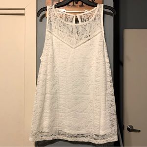 White Lace Torrid Tank Size 00